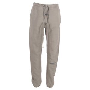 Fear of God Essentials Logo Patch Sweatpants in Beige Cotton
